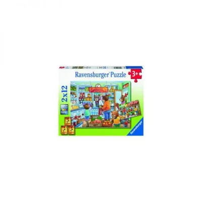 Puzzle Magazin Alimentar, 2x12 Piese