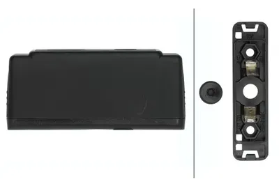 Lampa numar inmatriculare (C5W, 6 12 24V, culoare: negru, culoare sticla: transparent, 23x89mm)