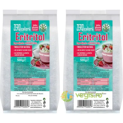 Pachet Eritritol 500g+500g
