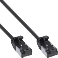 Cablu de retea RJ45 FTP Cat8.1 LSOH 0.3m Negru, InLine IL75313S