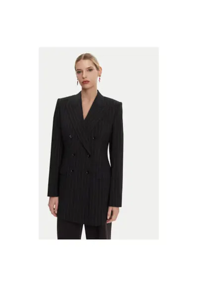 Sacou Dama - Dolce Gabbana - Lana/Elastan - Negru - Negru
