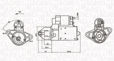 Electromotor (12V, 1,1kW) MG MG TF, MG ZR, MG ZS, MGF; ROVER 200, 25, 400, 45 1.6 1.8 2.5 intre 1995-2009
