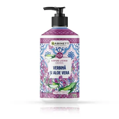Sapun Lichid - KABINETT - 500 ml - Verbina si Aloe Vera