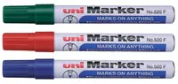 Marker permanent Uniball pe baza de ulei – Rosu