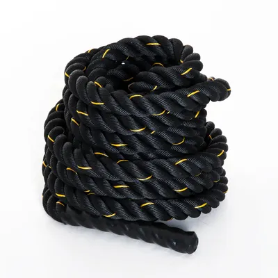 HOMCOM Battle Rope Coarda Funie de Antrenament Forta Fitness (Ф38mm) Lungime 9m