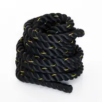 HOMCOM Battle Rope Coarda Funie de Antrenament Forta Fitness (Ф38mm) Lungime 9m