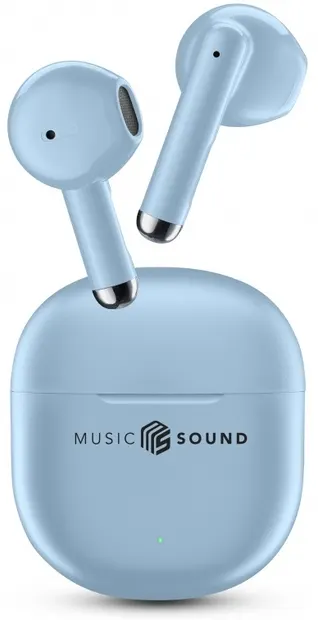 Căști wireless Celluarline - Music Sound Breeze, TWS, albastru
