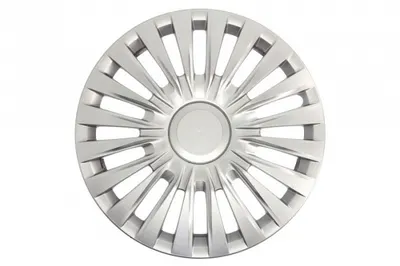 Set 4 bucati capac roata model Vento, 14inch, culoare argintiu
