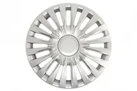 Set 4 bucati capac roata model Vento, 14inch, culoare argintiu