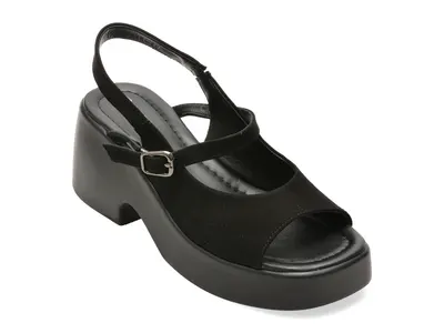 Sandale GRYXX negre, 1766211, din piele intoarsa