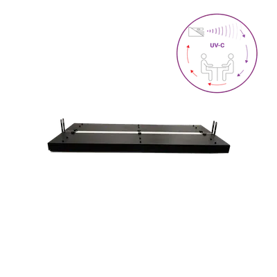 Dispozitiv de dezinfectie cu lumina ultravioleta UV-C (lampa UV-C) LBAG-E TWIN 2x15W, cu grile