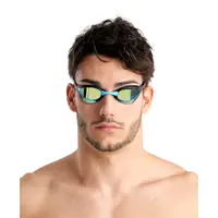Arena Zwembril Cobra Core Swipe Mirror Aqua/Zwart