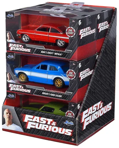 Mașinuță metalică Jada Toys Fast &amp; Furious - 1:32, sortiment