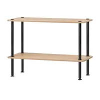Etajeră în culoare naturală cu aspect de lemn de stejar 80x54,5x35 cm Teidi – noo.ma