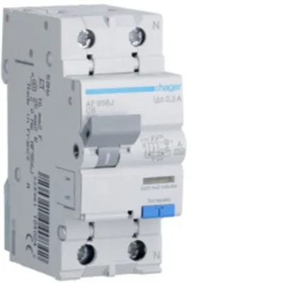 Disjunctor diferențial P+N 6A/300mA, C, 6kA, tip A