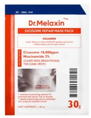 Dr. Melaxin Mască facială pe foaie Exosome Repair, 30 g