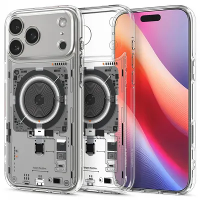 Husa MagSafe pentru Apple iPhone 17 Pro, Spigen, Ultra Hybrid Neo One, Transparenta ACS10354