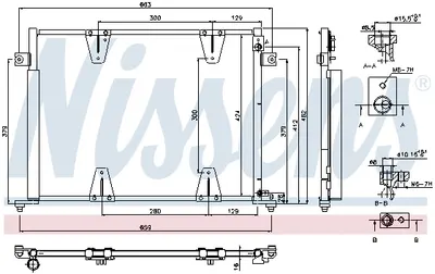 Radiator clima AC cu uscator SUZUKI GRAND VITARA I 2.7 intre 2001-2003