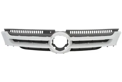 Grila radiator fata potrivit VW GOLF 2005-2013 - 2 piese set, exterior; interior, negru/grunduit