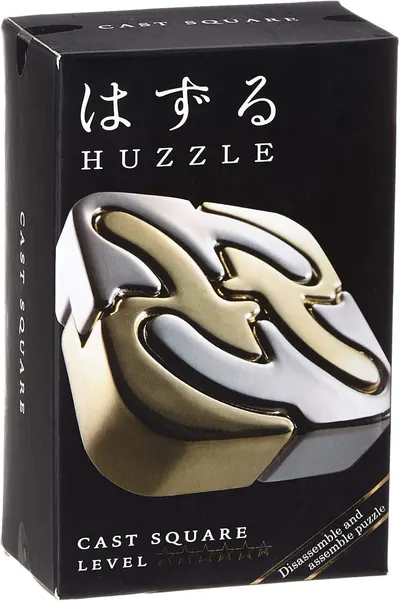 Puzzle metalic logic Hanayama - Cast Puzzle Square Huzzle