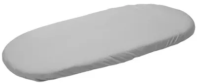 Cearșaf de prosop pentru bebeluși cu elastic Sensillo - 75 х 35 cm, gri