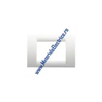 Placa ornament Virna - tehnopolimer gloss finish - 8 module(4+4 OVERLAPPING) - CLOUD WHITE - SYSTEM