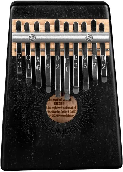 Kalimba Sela - 10 Mahogany, negru