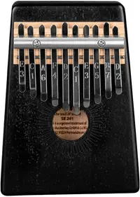 Kalimba Sela - 10 Mahogany, negru