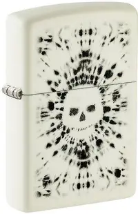 Brichetă Zippo Glow in the Dark - Skull Design