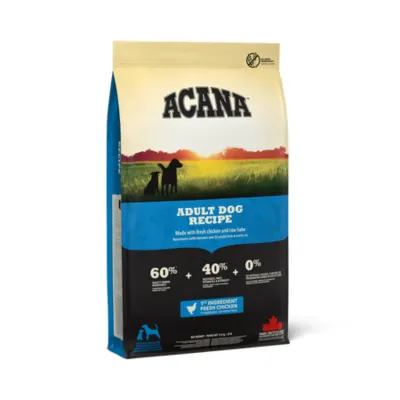 ACANA Dog Adult Mediu, XS-XL, Pui, hrană uscată fără cereale câini, 2kg