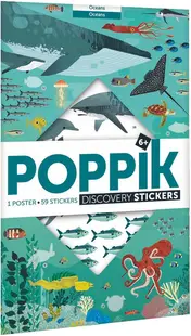 Poster cu stickere Poppik Discovery - Ocean