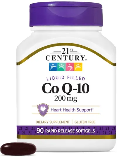 CoQ-10, 200 mg, 90 capsule moi, 21st Century
