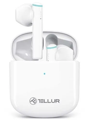 Căști wireless Tellur - Aura, TWS, albe