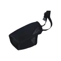 Botniță neagră, pentru câini, colecția Dogs, 12.5 cm, mărimea M