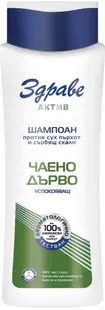Zdrave Active Șampon calmant cu arbore de ceai, 390 ml