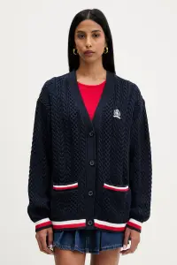Tommy Jeans cardigan pentru femei, din bumbac