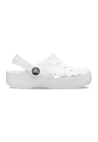 Saboti slingback cu perforatii - Alb