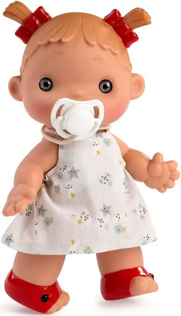Papusa Asi - Daniela, cu rochie cu stelute, 23 cm