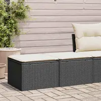 Gossi set mobilier de gradina cu perne, 2 piese poliratan/lemn acacia