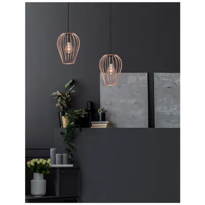 Lampa suspendata SAGE Csusru Metal Negru Fabric Wire LED E27 1x12 Wat 230 Volt IP20 Fara bec