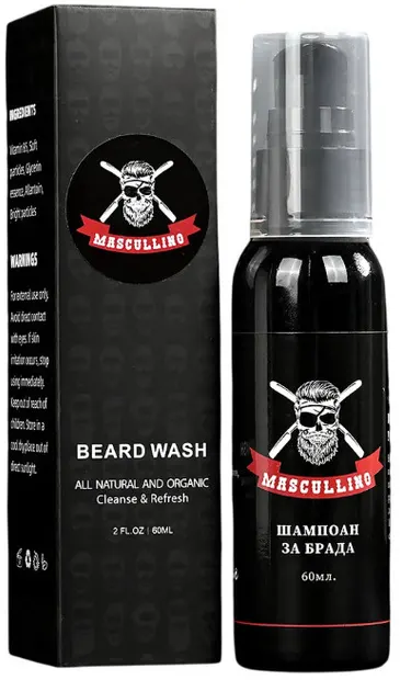 Mascullino Șampon hrănitor pentru barbă, 60 ml