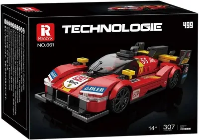 Constructor Reobrix Technologie - Ferrari 499 Hyper Car, 1:24, 307 piese
