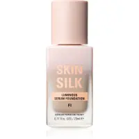 Revolution Skin Silk Serum Foundation Machiaj usor cu efect de luminozitate culoare F1 23 ml