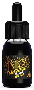 Cerneală acrilică AK Interactive - Deep Blue, 30ml
