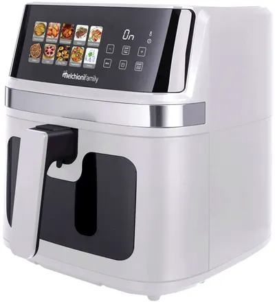 Friteuză cu aer cald Melchioni - Gaia Plus, 2200 W, 8 l, alb