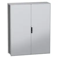 Dulap modular, cu montaj pe pardoseala, PanelSeT SFN, din otel decarbonizat(verde), 2000x1600x500mm, IP55, cu placa de montaj, 2 usi