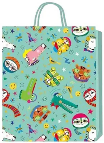 Pungă cadou Pentru copii - 18 х 23 х 8 cm, mentă