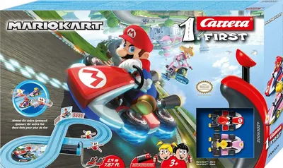 Pistă de curse Carrera - Mario Kart, Mario vs. Peach, 2.4 m
