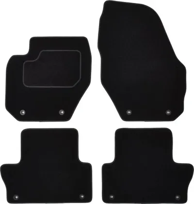 Covorase auto (set, velur, 4 bucati, culoare negru) VOLVO XC60 dupa 2008