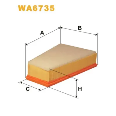 Filtru aer WIX FILTERS WA6735